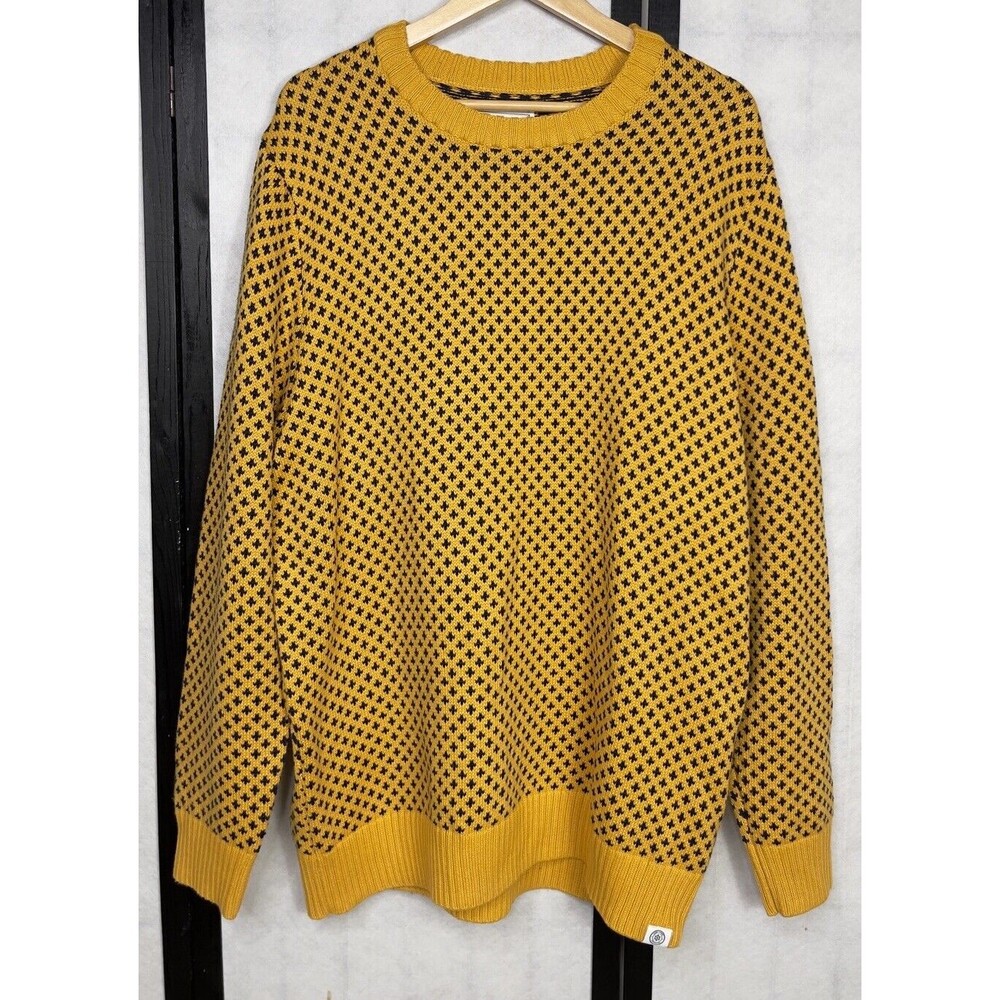 Long Wharf Supply Co Edgartown Seawell Crew Marigold Sweater XXL Fisherman